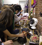 Students explore the creative departments at the Joey and Toby Tanenbaum Opera Centre. Photo: Lara Jacob &copy; 2007