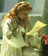Henriette Bonde-Hansen in The Journey to Rheims. Photo: Michael Cooper &copy; 2002